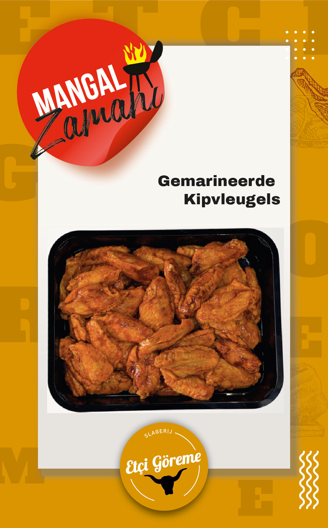 Gemarineerde Kipvleugels